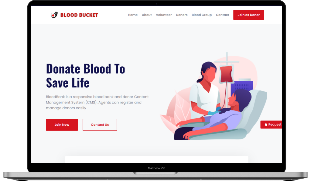 Blood Bank Management Using AWS cover